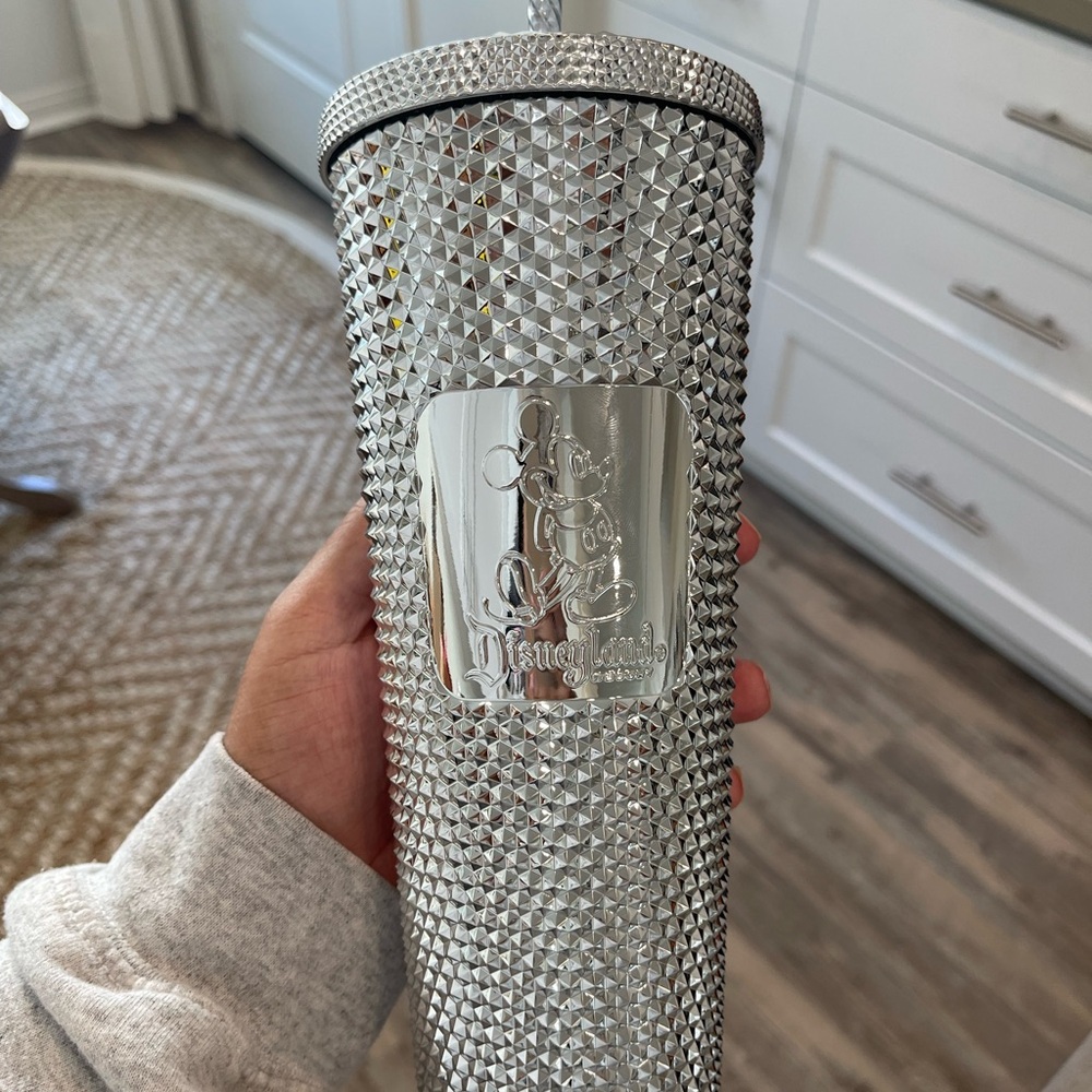 Starbucks limited Disney Silver Textured Accent Tumbler